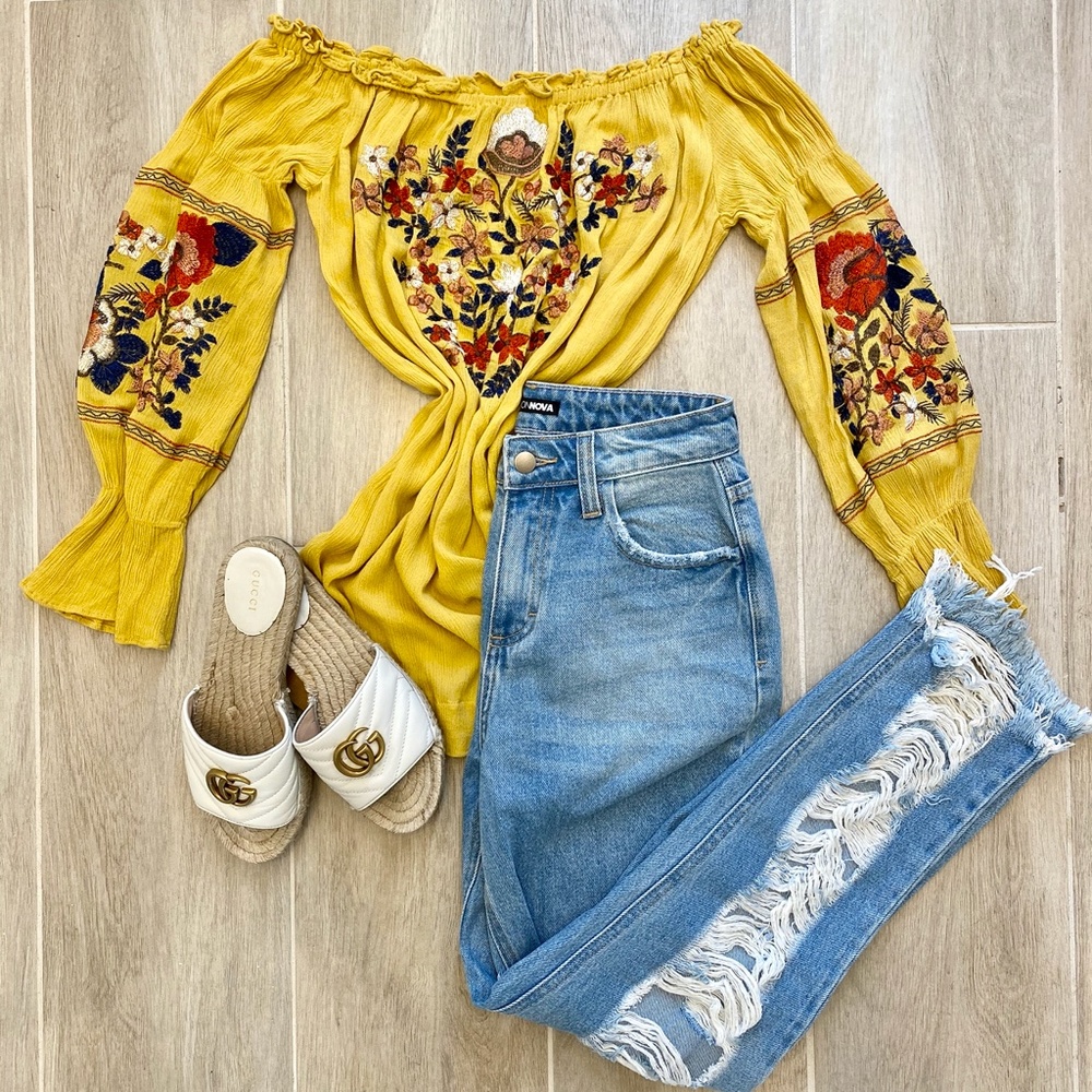 Fashion Nova Distressed Jeans